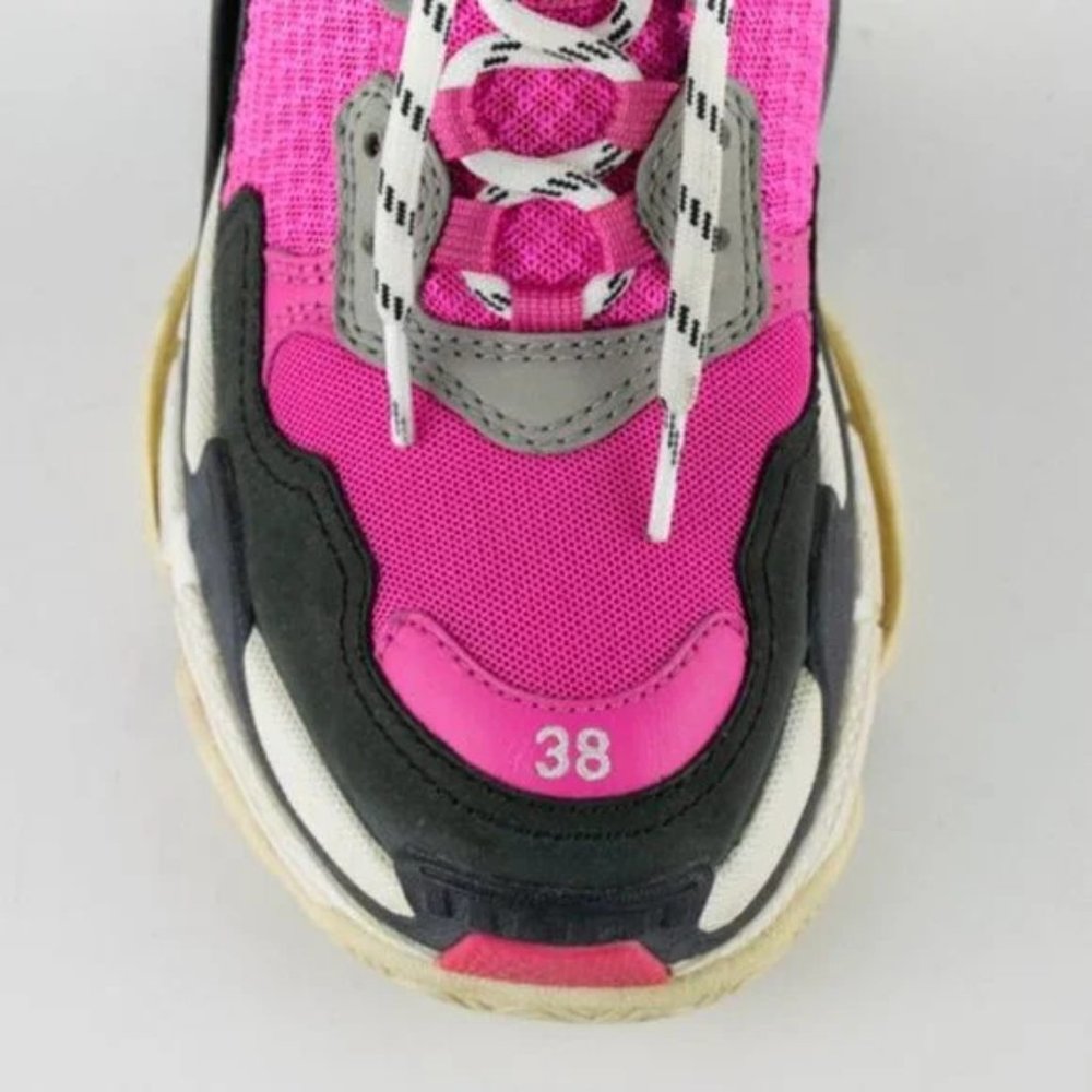 Balenciaga Triple S Pink Sneakers - Picture 7 of 11